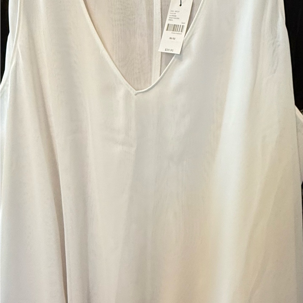 Lane Bryant White Tank Top
